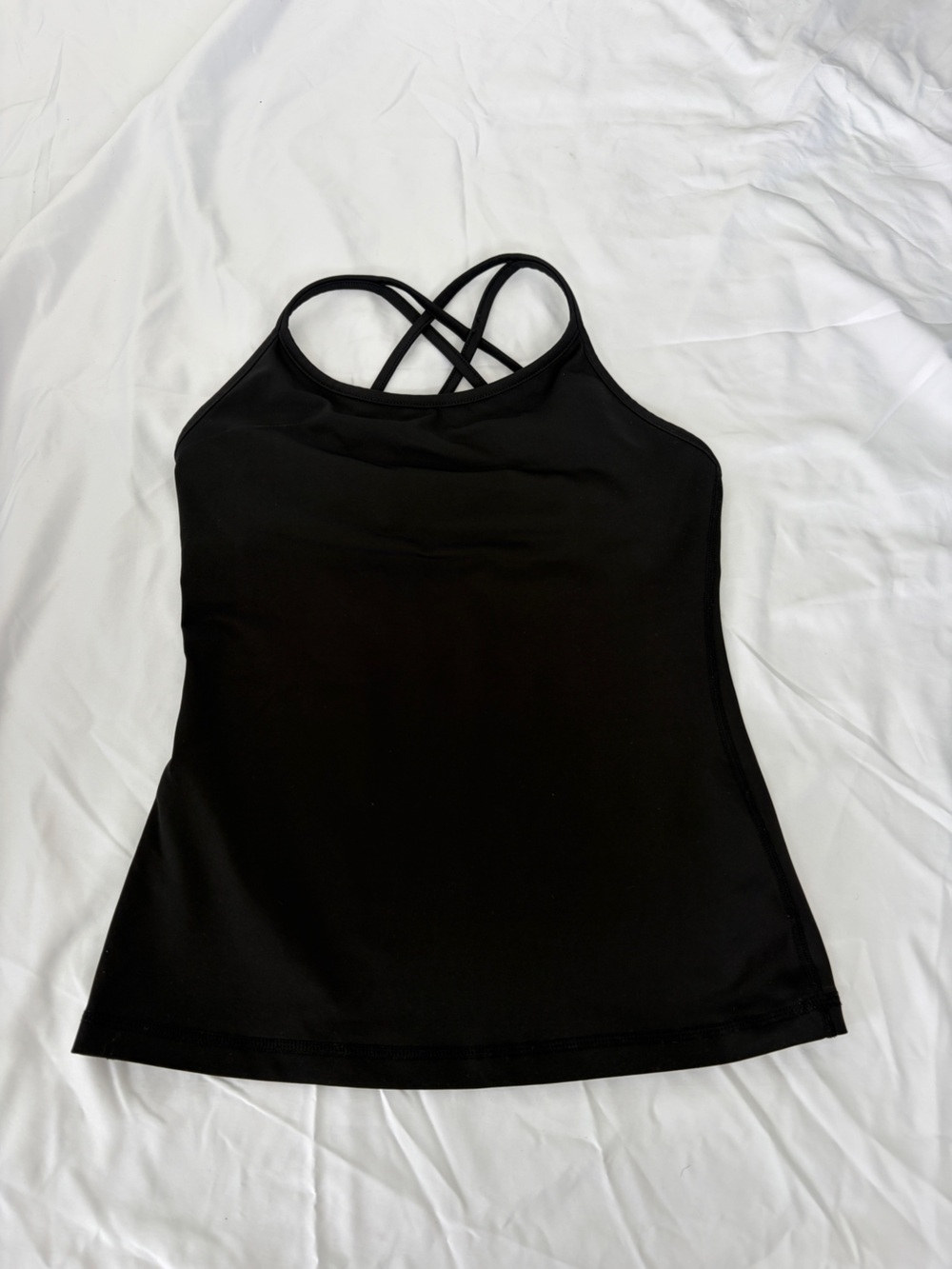 Black Athletic Tank Top